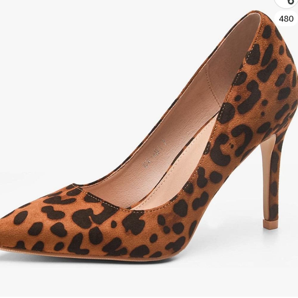 ORIPLALLA Stiletto High Heels Pumps for Women 4 Inch Closed Toe Size 8.5. NWOT